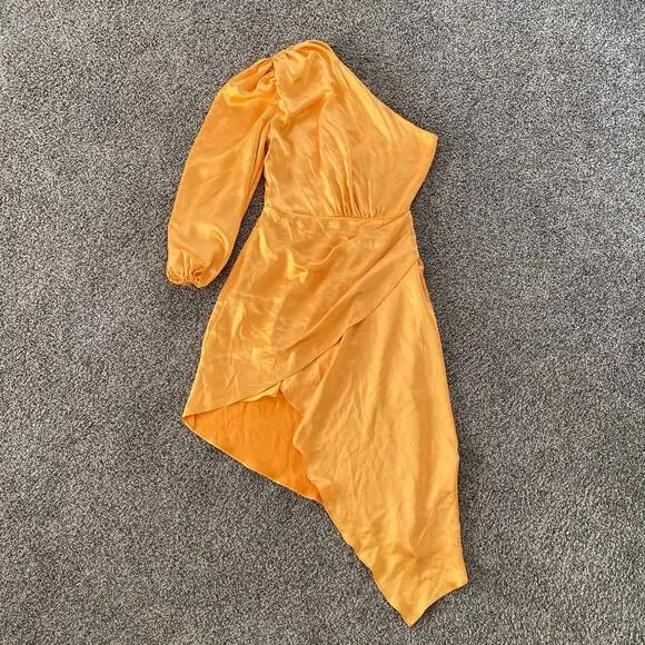 elliatt orange dress ELLIATT Haze Dress in Orange